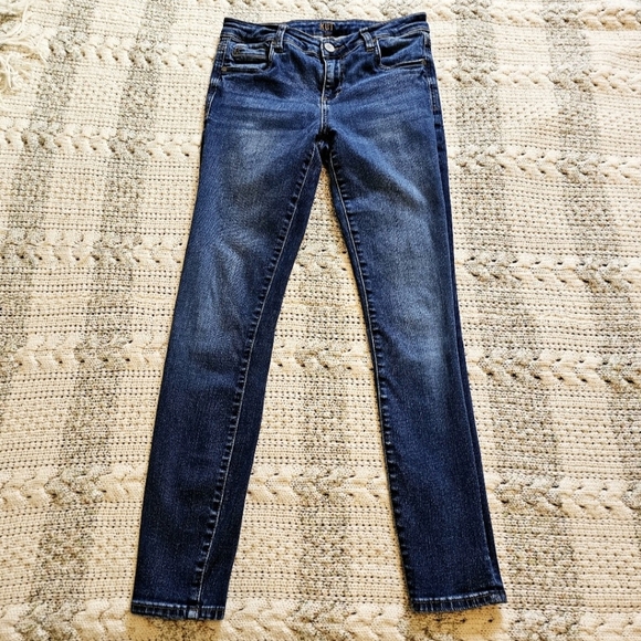 Kut From The Kloth | Toothpick Skinny Stretch Jeans Size 4/27 Short Medium Wash - Picture 1 of 8